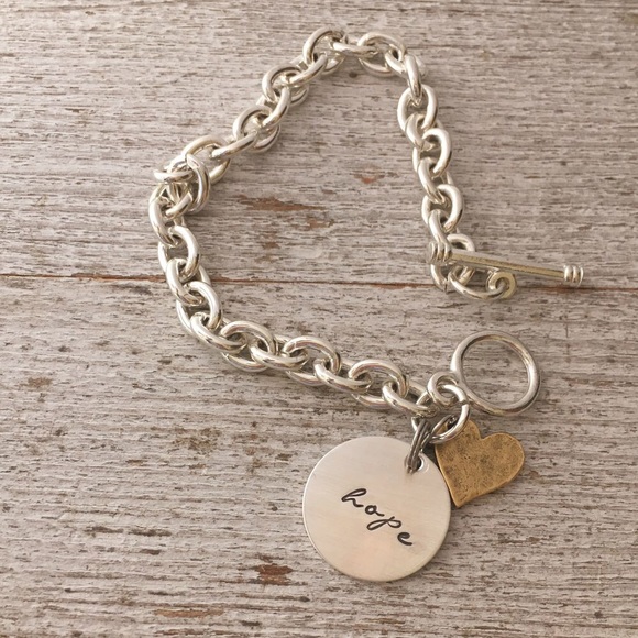 Jewelry - SOLD OUT Hope and Love toggle bracelet